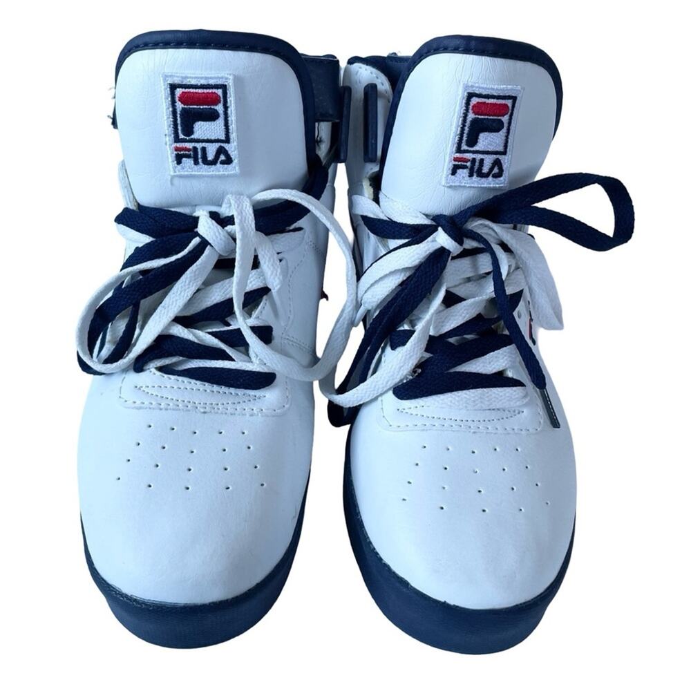 Fila Vulc 13 Men's Athletic Basketball White Trainer Sneakers Size 8 - Picture 2 of 11